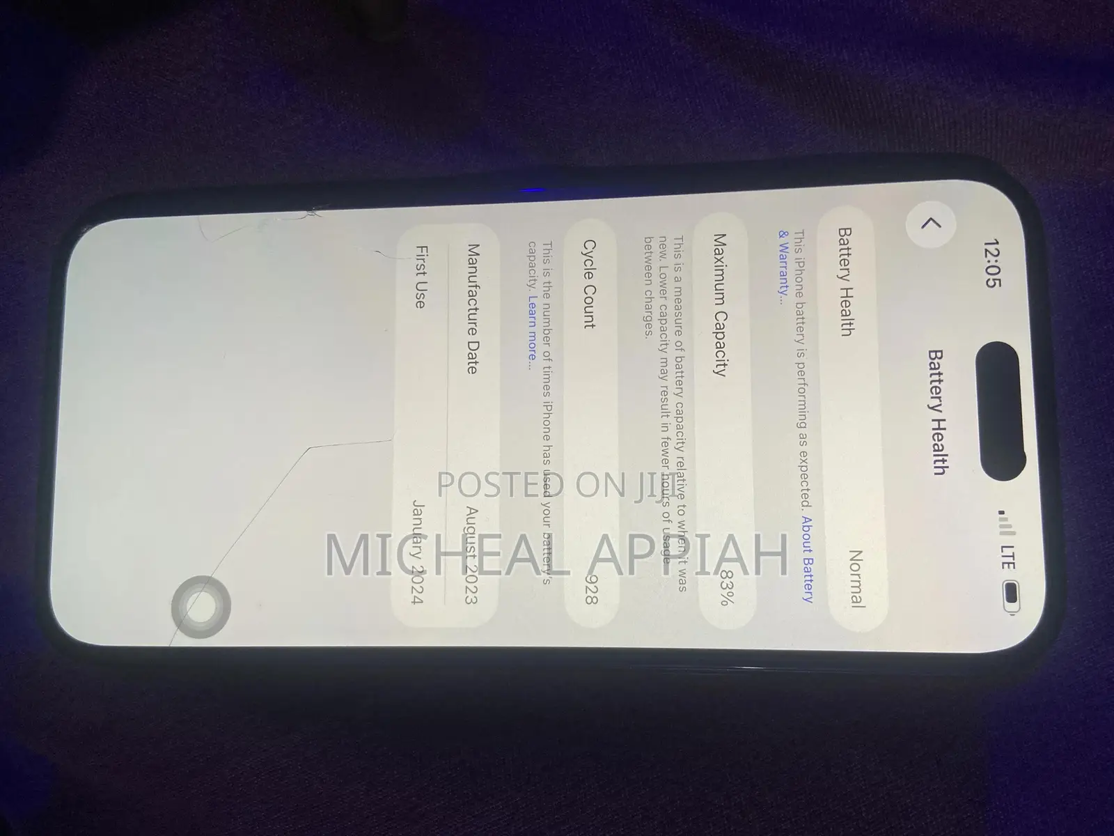 Apple iPhone 15 Plus 128 GB Black