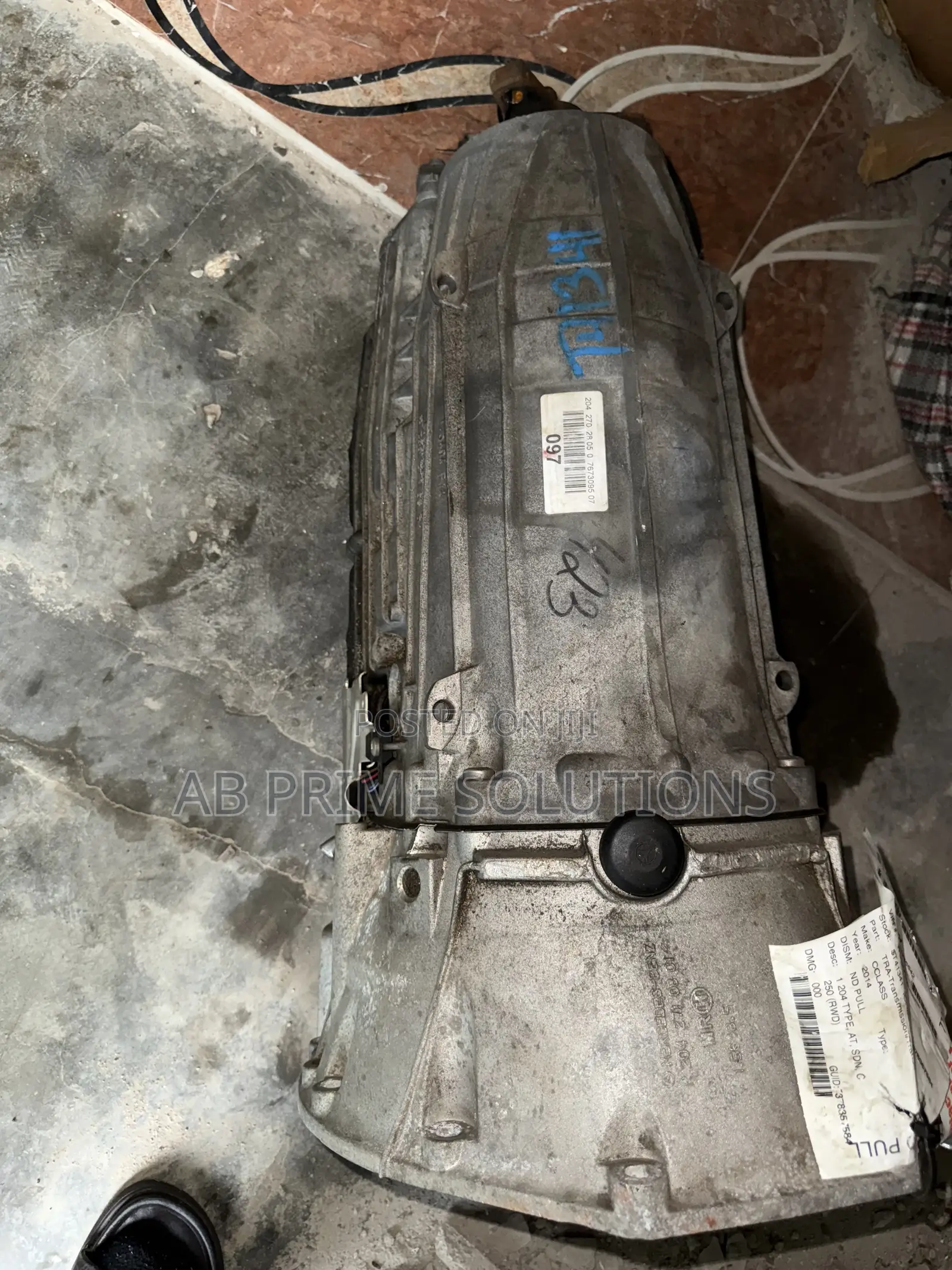 2014 Mercedes Benz C300 Gear Box / Transmission
