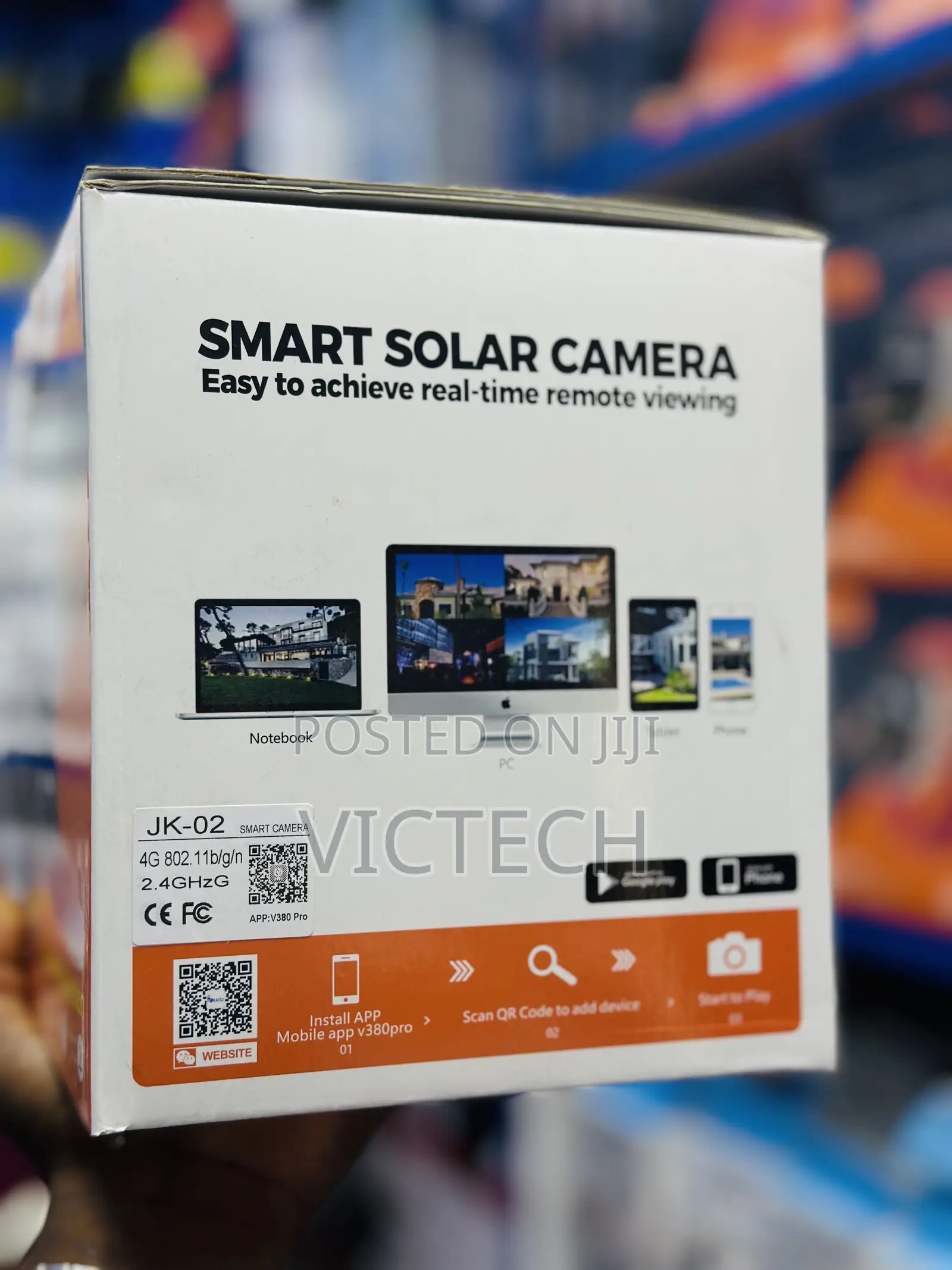 Fsudz Jk-02 Model Solar-Powered Security Camera