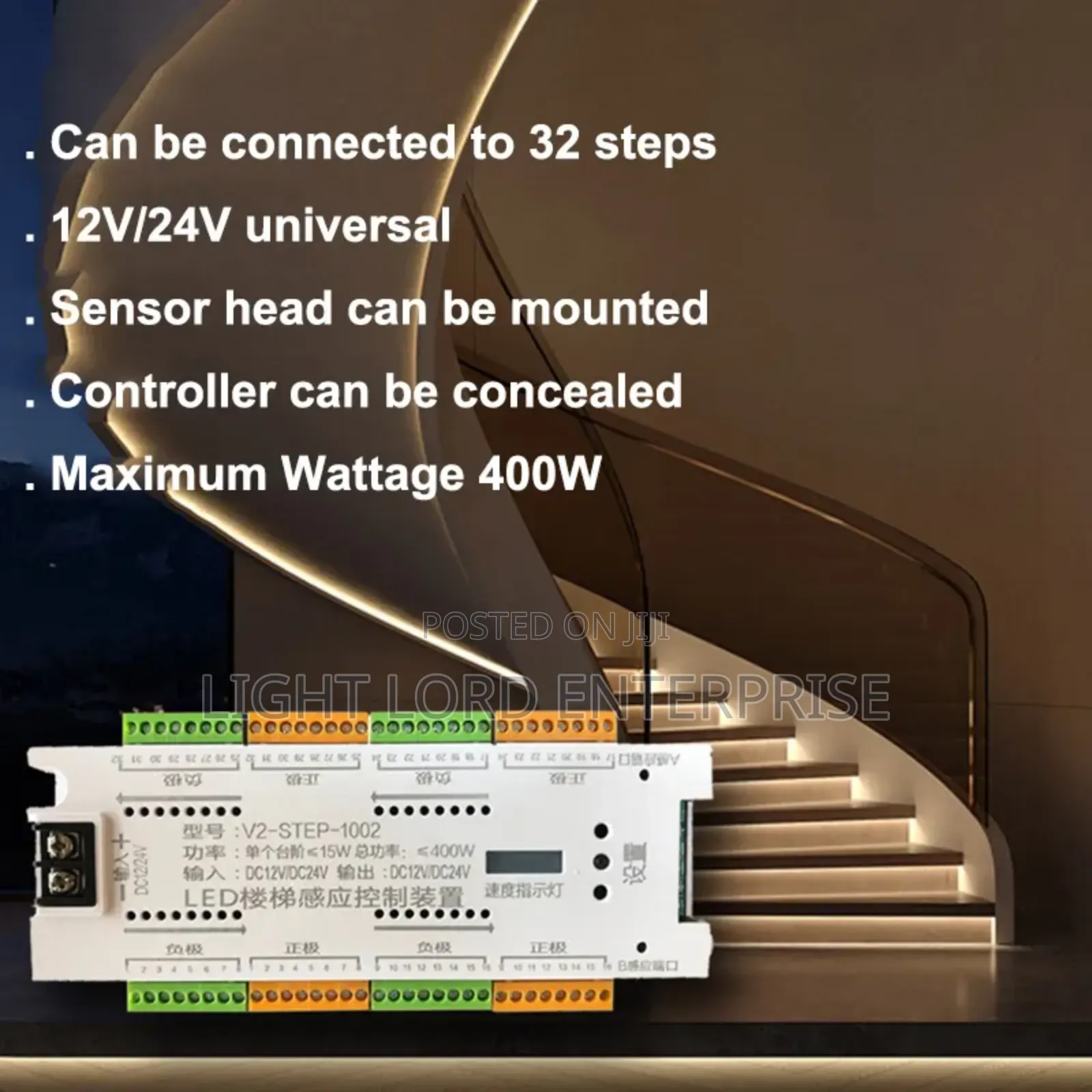 Maximum Watts 400watts Staircase Controller