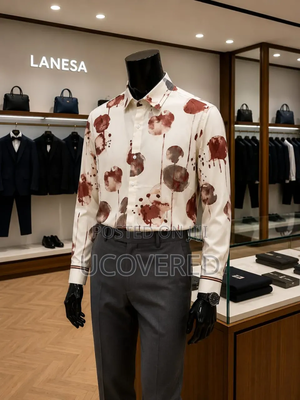 Men's Patterned Button-Up Shirts
