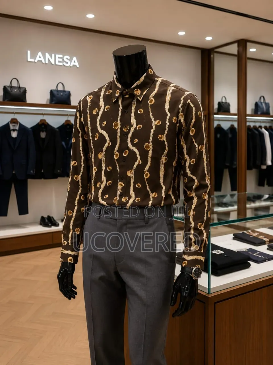 Men's Patterned Button-Up Shirts