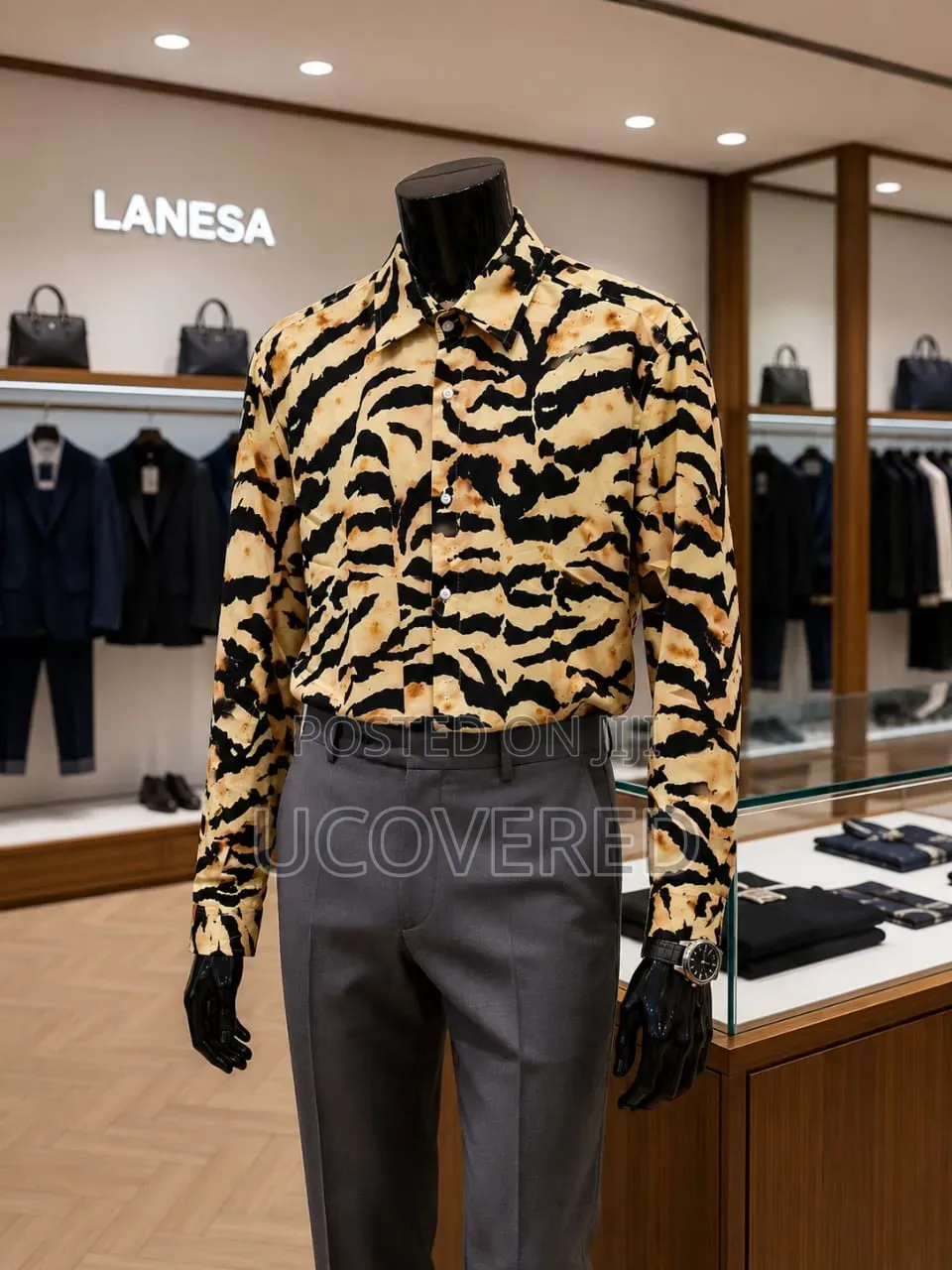 Men's Patterned Button-Up Shirts