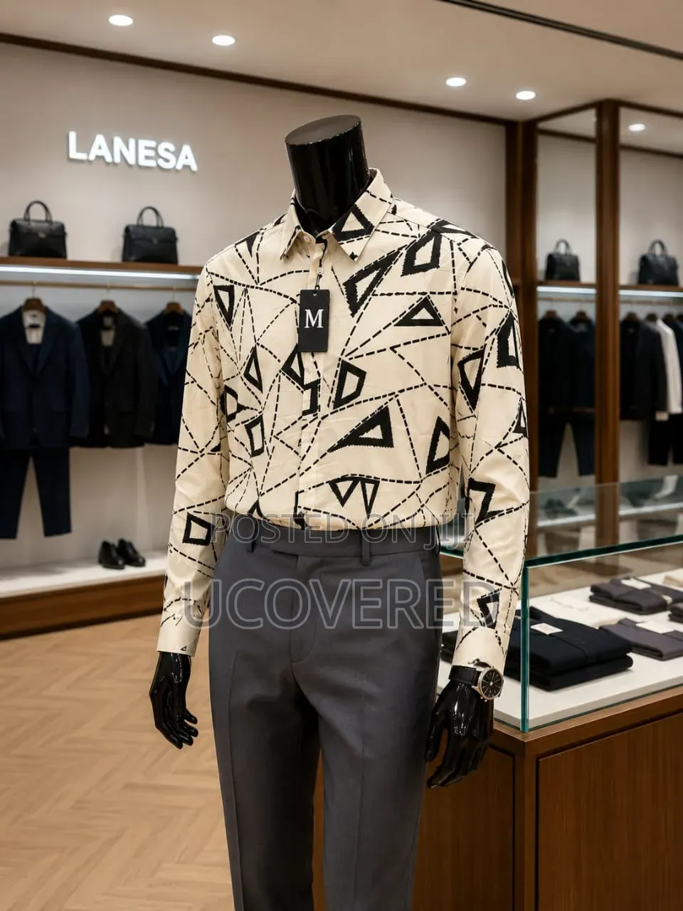 Men's Patterned Button-Up Shirts