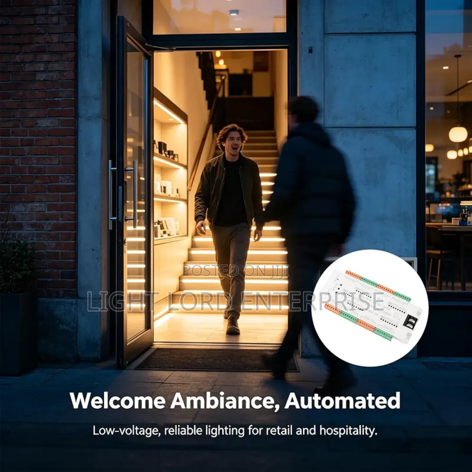 Welcome Ambiance Automated Intelligent Staircase Controller