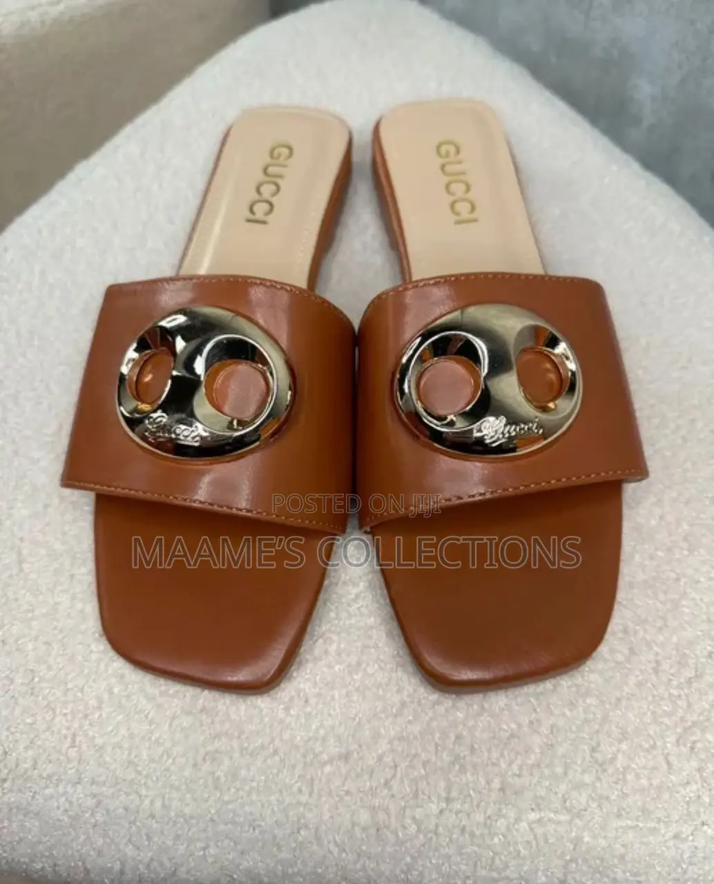 Women Gucci Blondie Flat Sandals / Sippers ( It Comes With a Box)