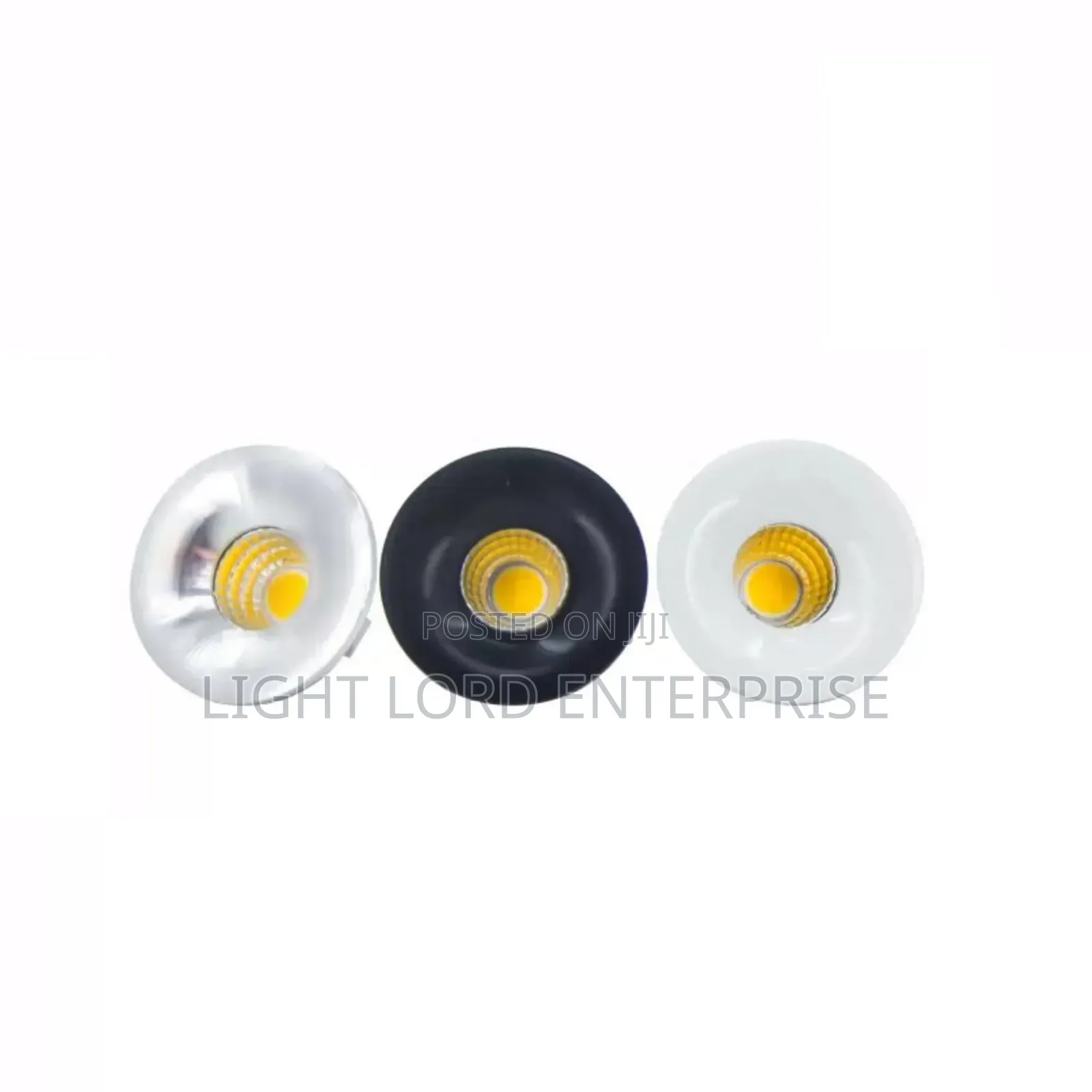 White Body 3watts Spot Light 2colos