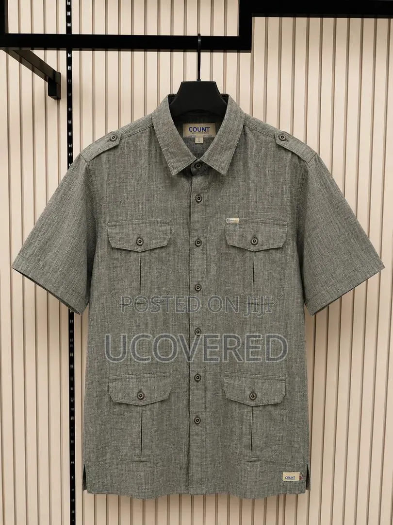 Count Branded Men's Casual Short-Sleeve Shirts