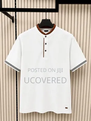 Casual Men's Knit Polo Shirts Feature Half-Zip Closures