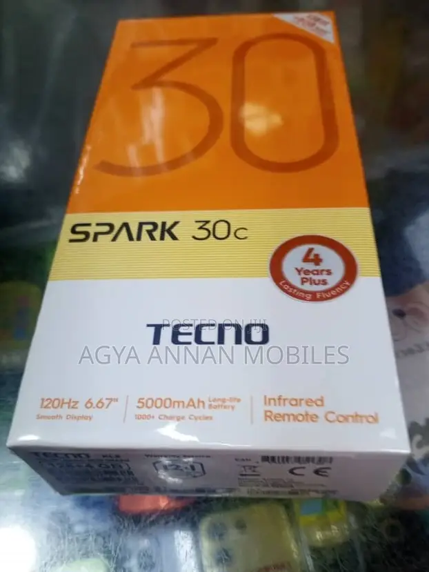 New Tecno Spark 30C 128 GB Gold