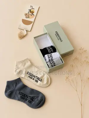 New Branded Socks (5pcs Set in Box)