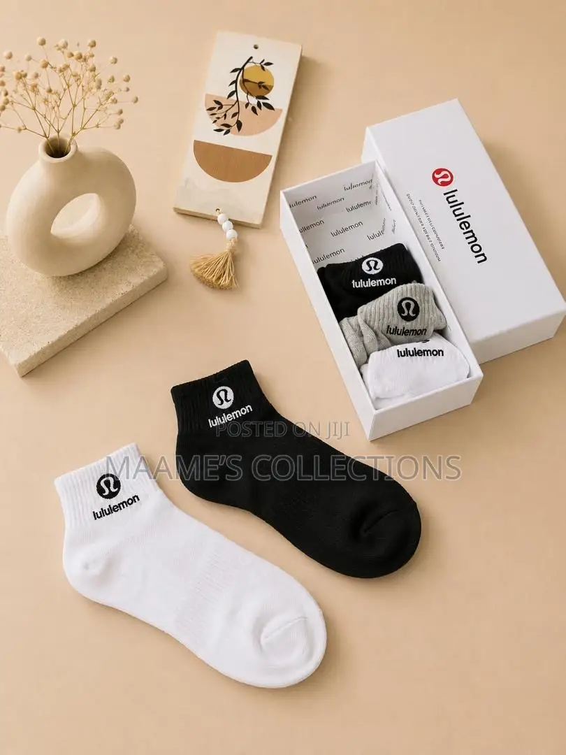 New Branded Socks (5pcs Set in Box)