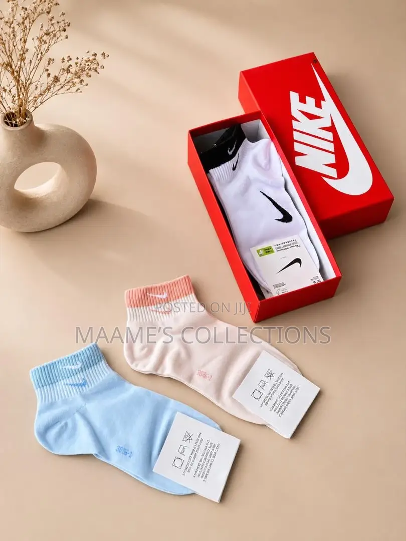 New Branded Socks (5pcs Set in Box)