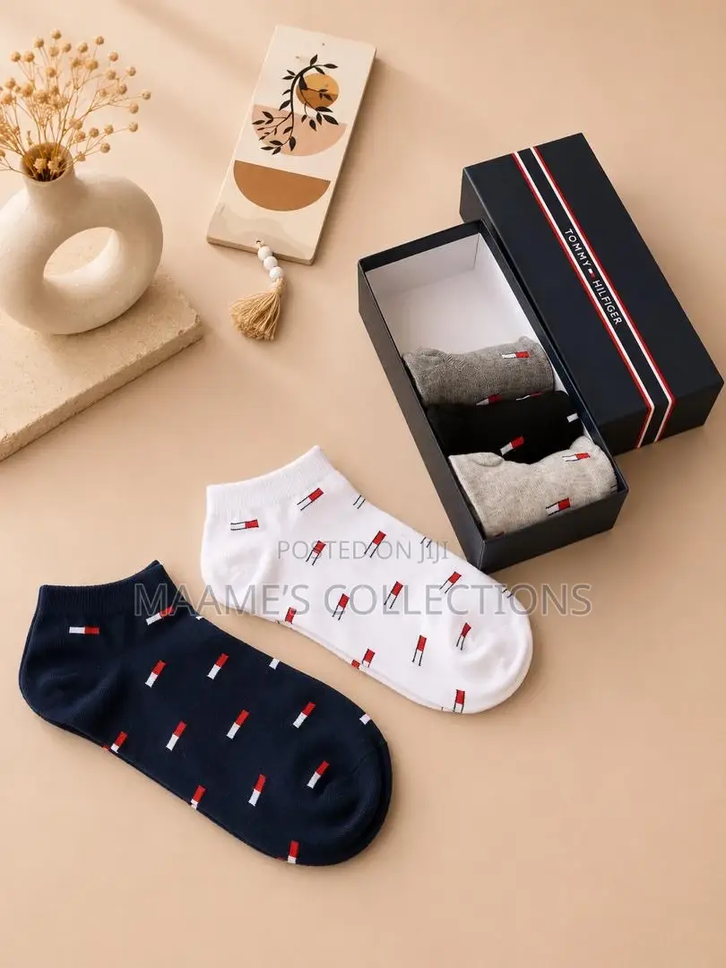 New Branded Socks (5pcs Set in Box)