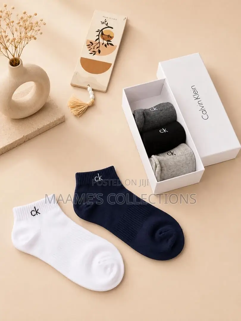 New Branded Socks (5pcs Set in Box)