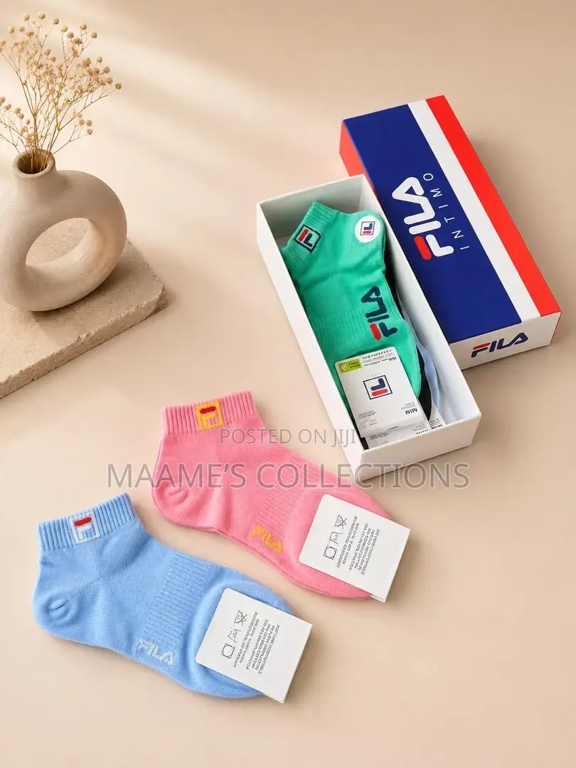 New Branded Socks (5pcs Set in Box)