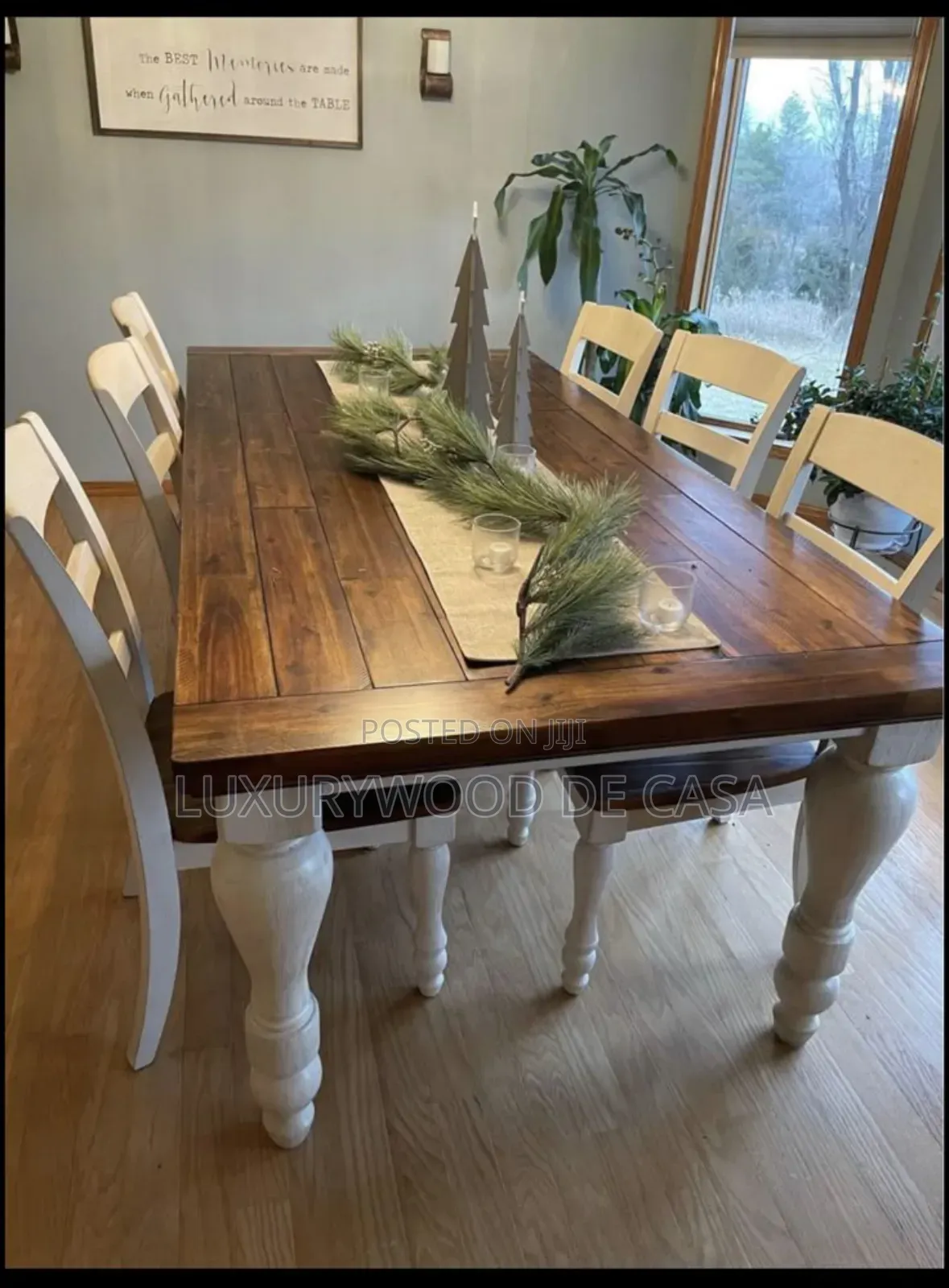 American Vintage 6 Seater Dining Set