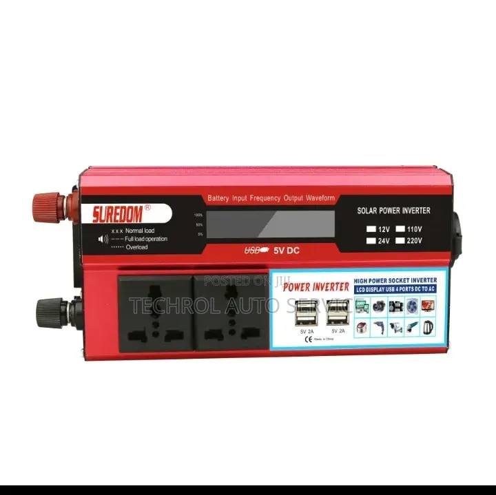 Power Inverter 2000 Watts, Portable Inverter