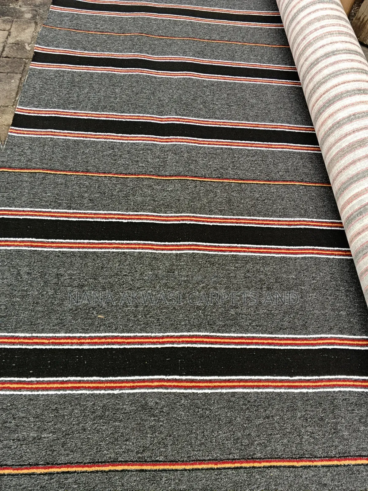 Strips Industrial Gray Carpet