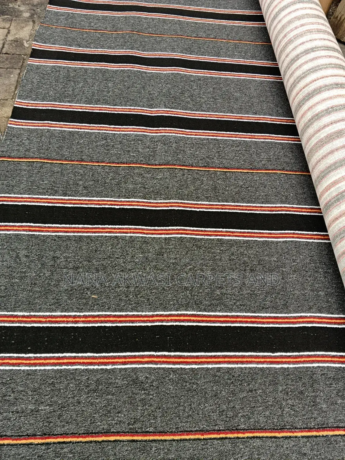 Strips Industrial Gray Carpet