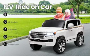 12v Licensed Toyota Land Cruiser Ride-on Truck For Kids