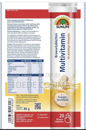 Vitamins ( Vitamin C +Zinc, Magnesium,Multivitamin ) From Germany