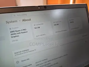 Laptop HP EliteBook 835 G7 16GB AMD Ryzen 5 SSD 256GB