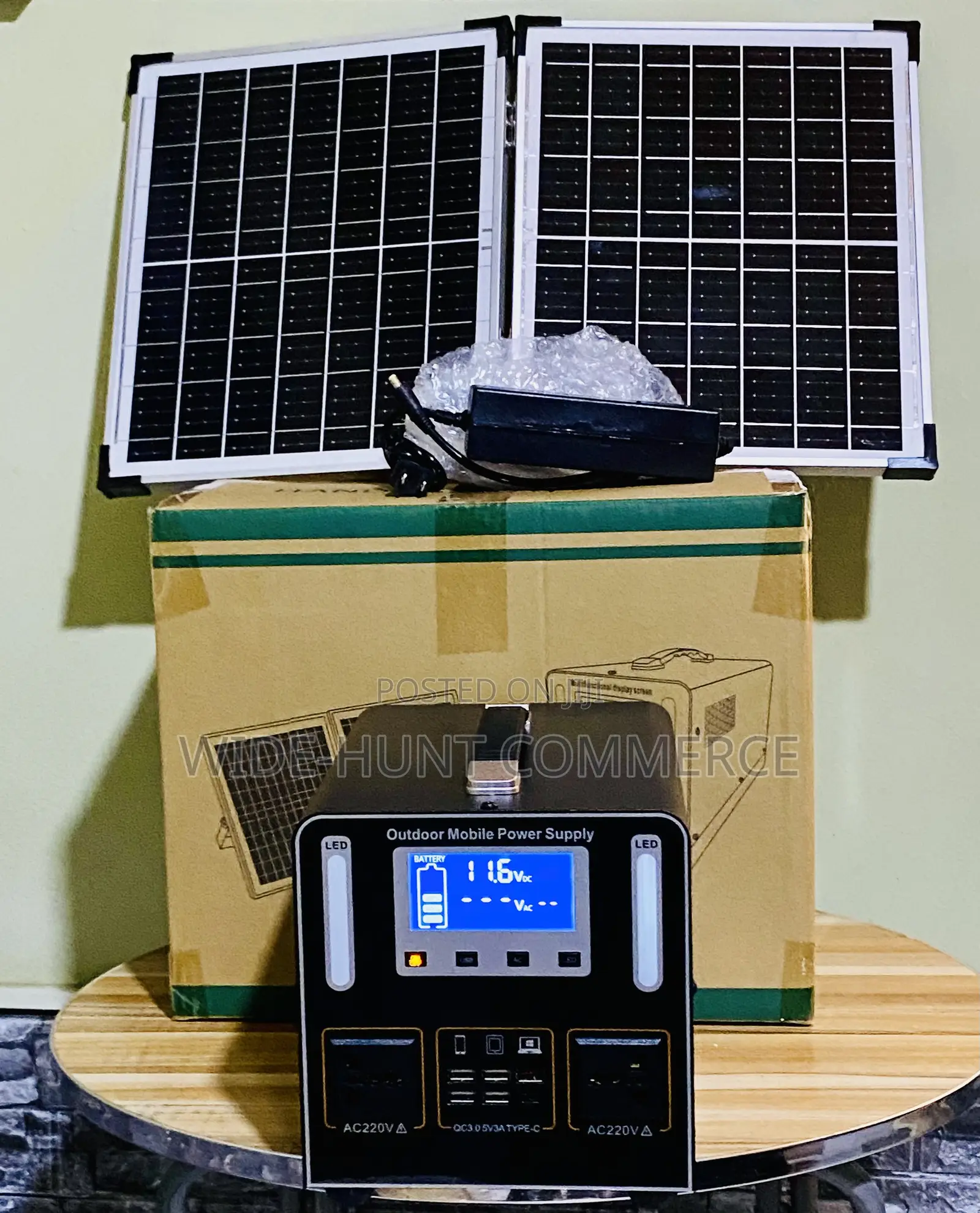 600watt Solar Portable Power Station.