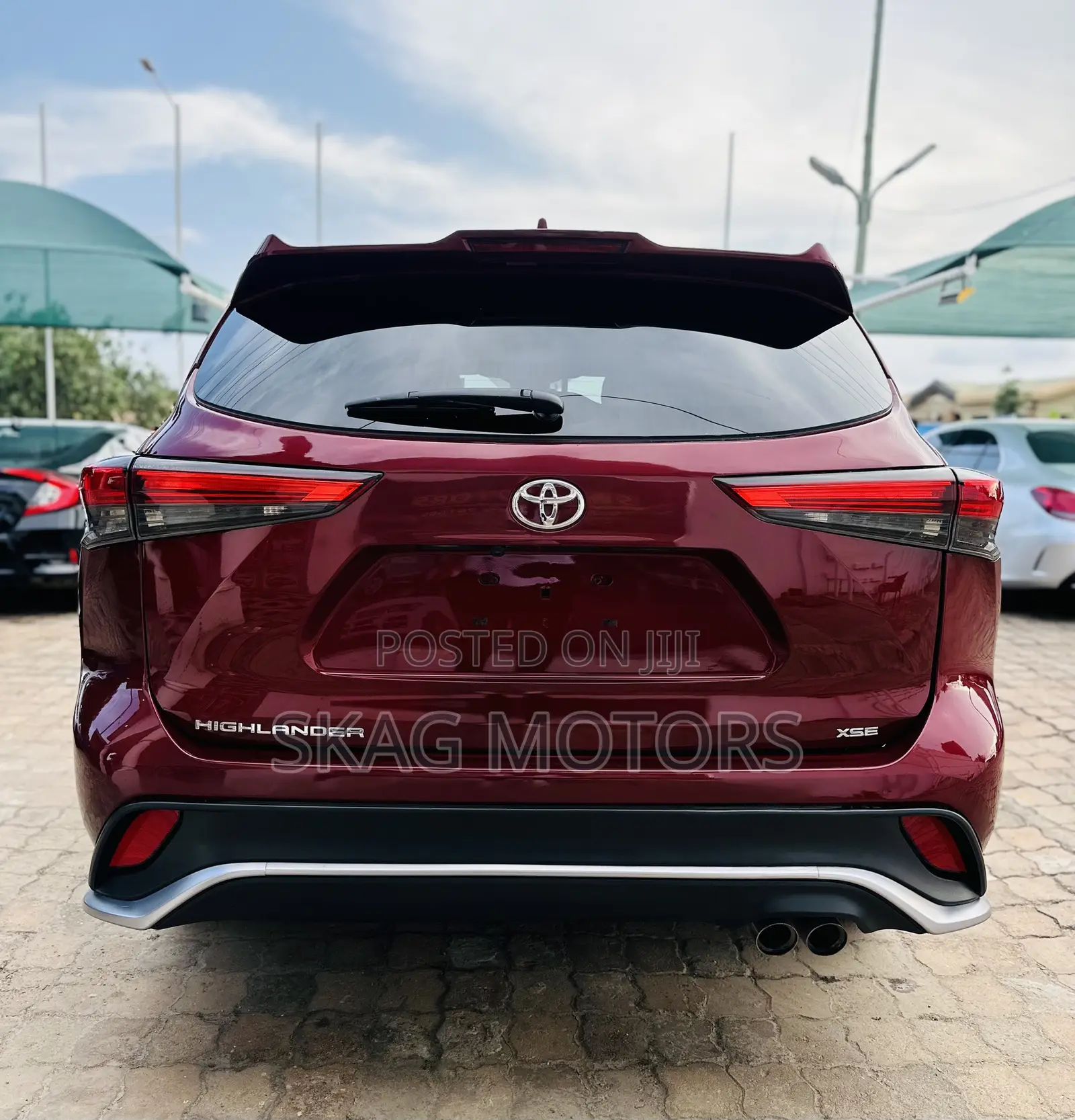 Toyota Highlander XSE 2022 Burgundy