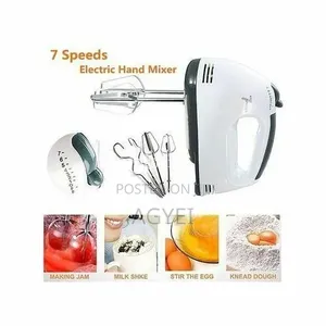 Hand Mixer With 4 Stirrers - He-133 - 260w - White