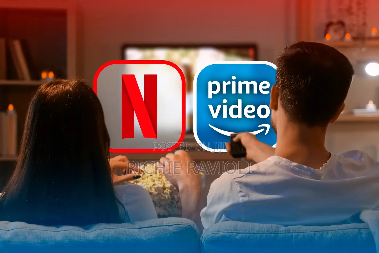 Netflix and Amazon Prime Account (Ghc20) Monthly