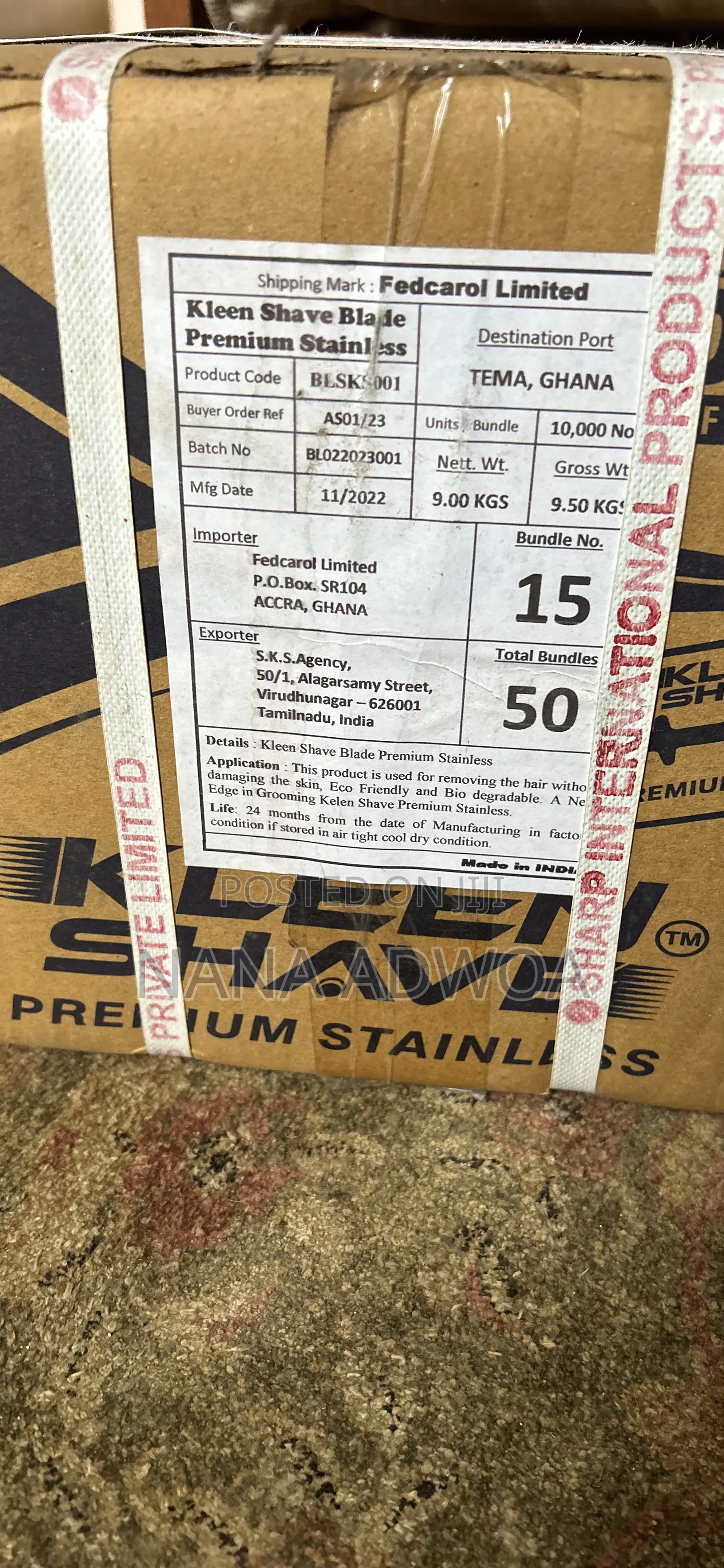 Kleen Shave Blades