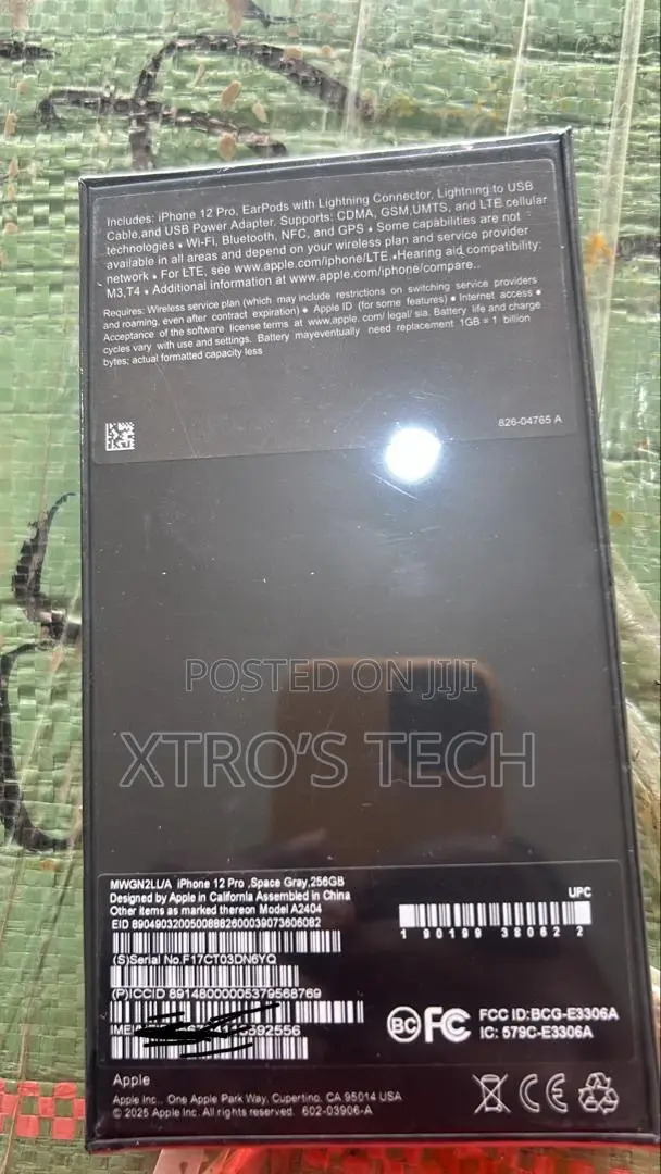 New Apple iPhone 12 Pro 256 GB Gray