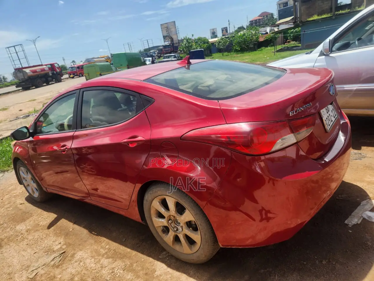 Hyundai Elantra GLS Automatic 2012 Red