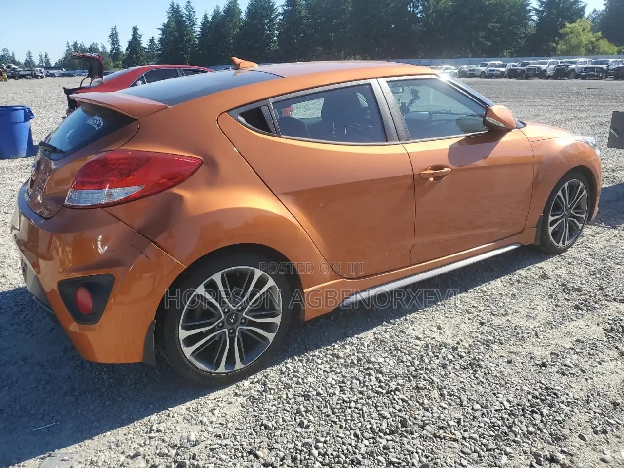 Hyundai Veloster Turbo 2016 Orange