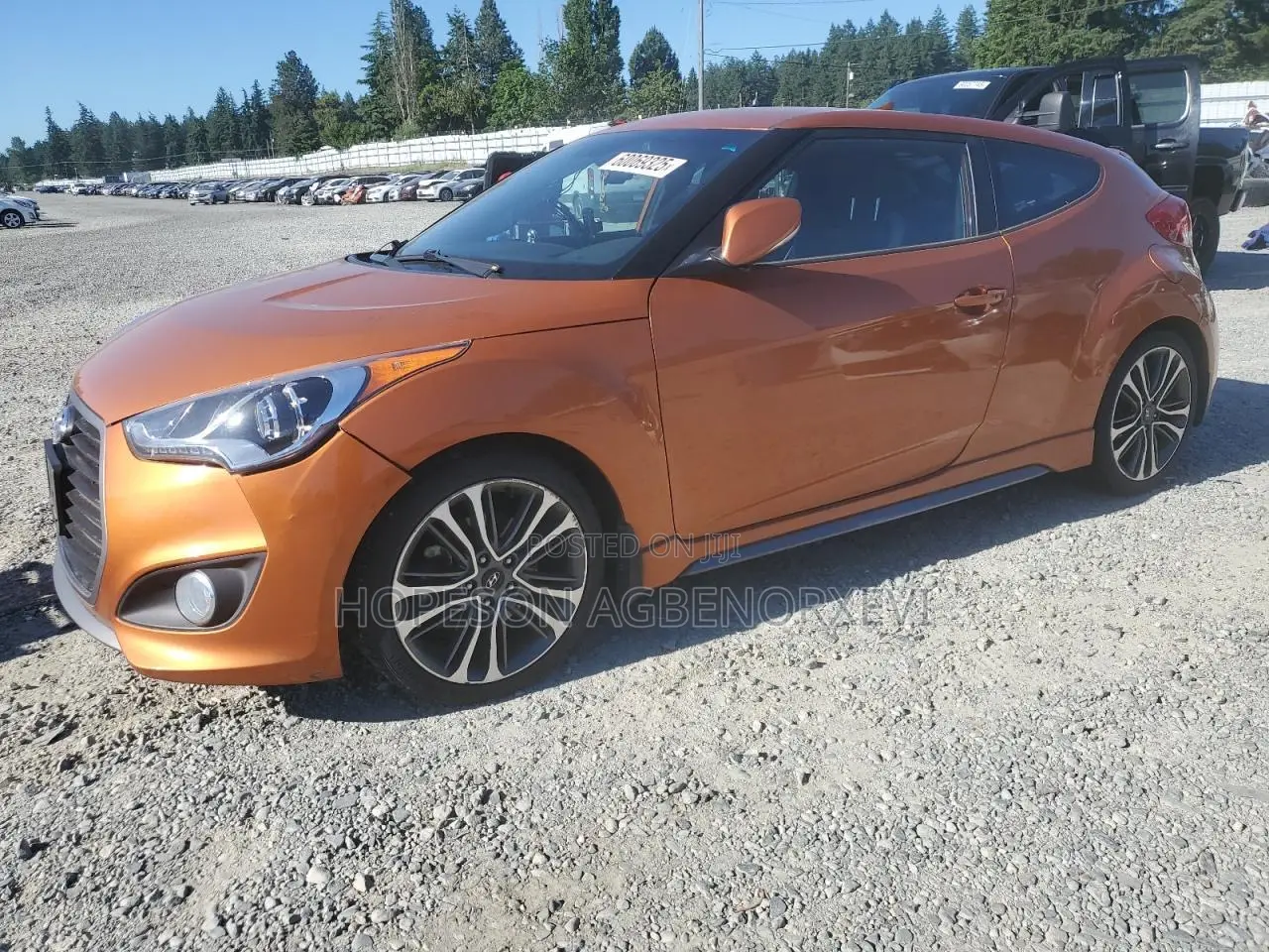Hyundai Veloster Turbo 2016 Orange