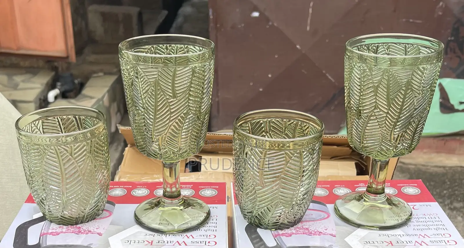 High Quality Six(6) Set Drinking Glasses
