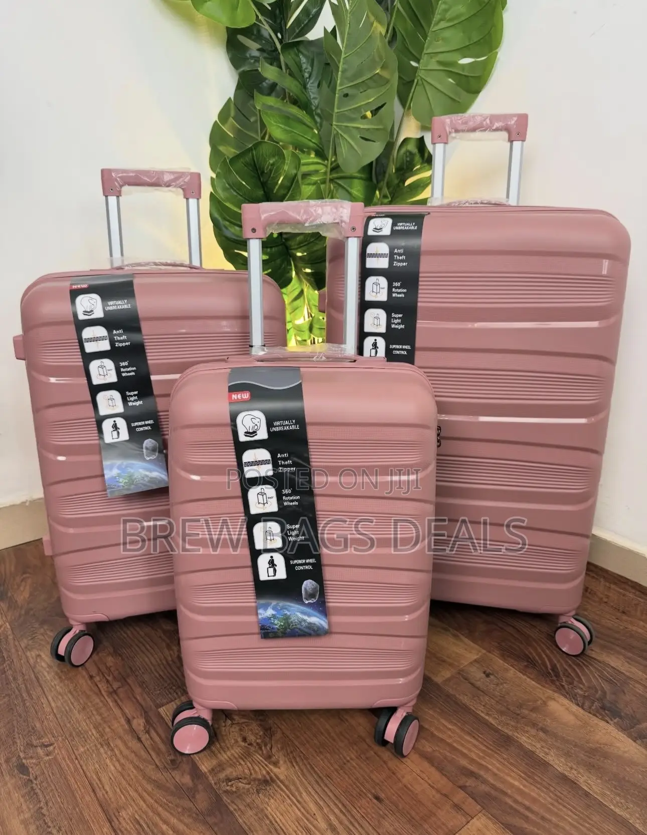 Premium Quality Goodpartner 3set Fiber Anticrack Traveling Bag.