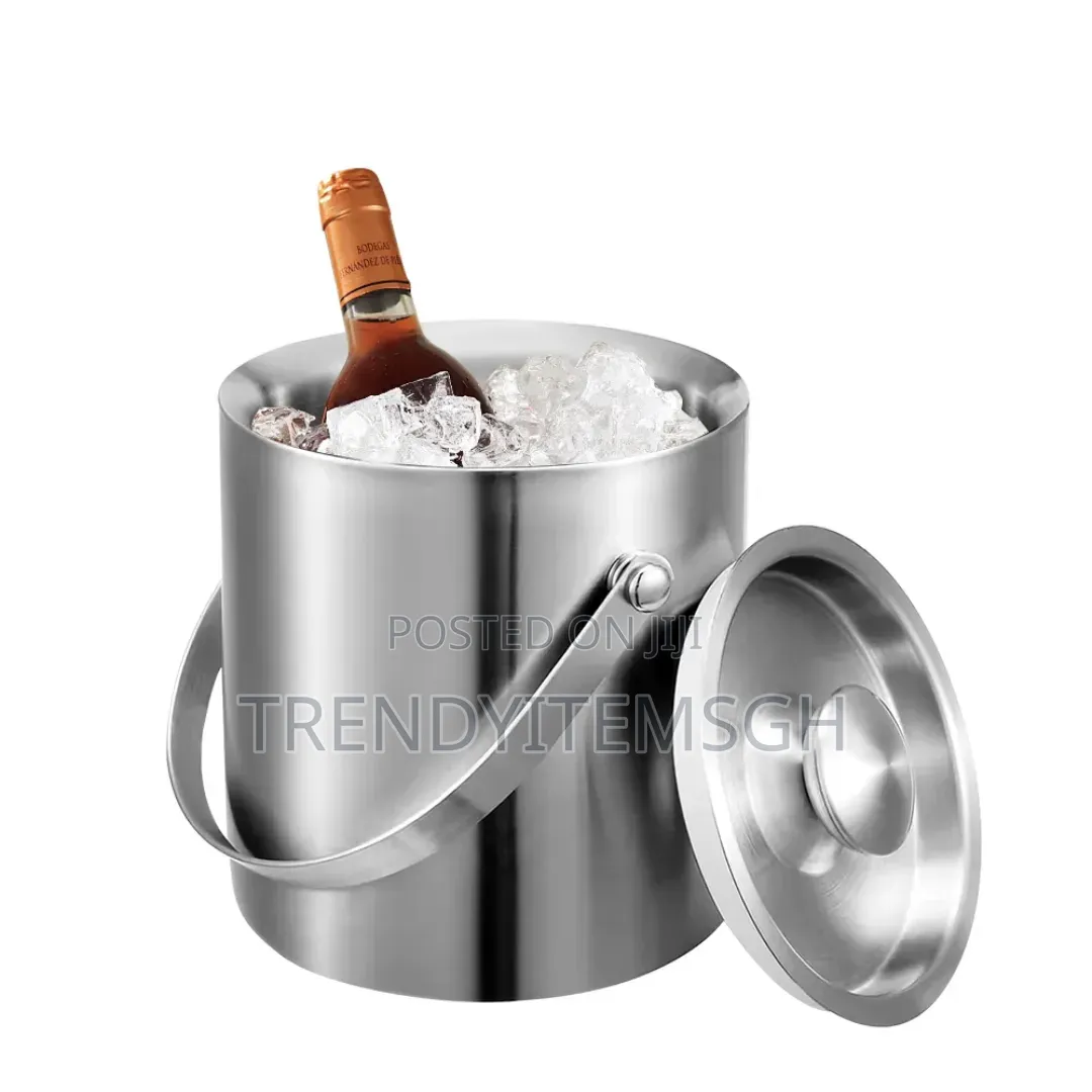 1.6l Stainless Steel Double Wall Ice Bucket