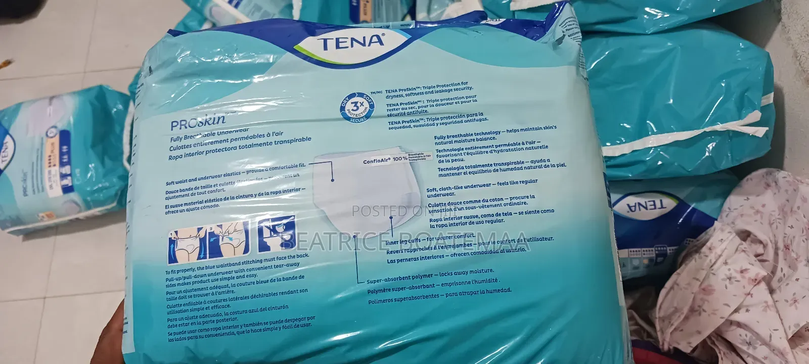 Tena Proskin Adult Diaper Fully Breathable Underwear