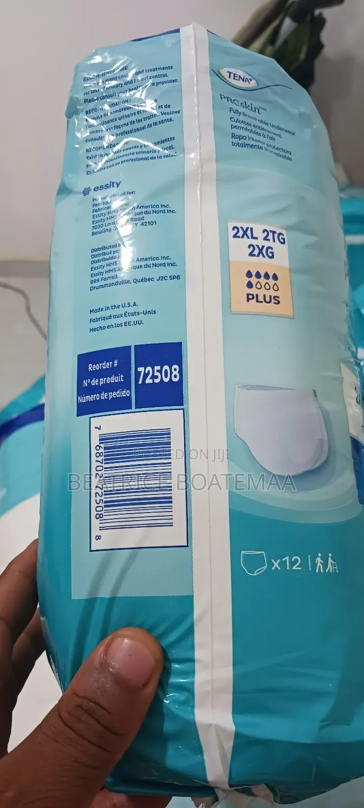 Tena Proskin Adult Diaper Fully Breathable Underwear
