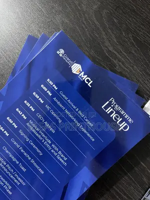 Premium Event Programmes, Flyers Corporate Printing