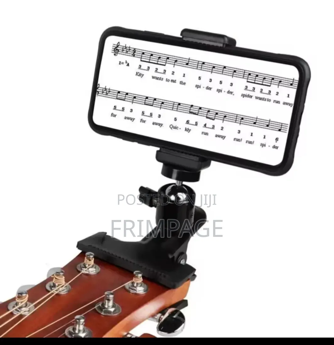 Guitar Phone Holder for Camera
