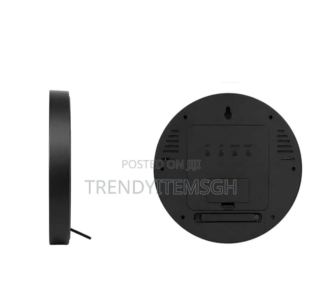 Smart Led Digital Wall Clock With Remote Control