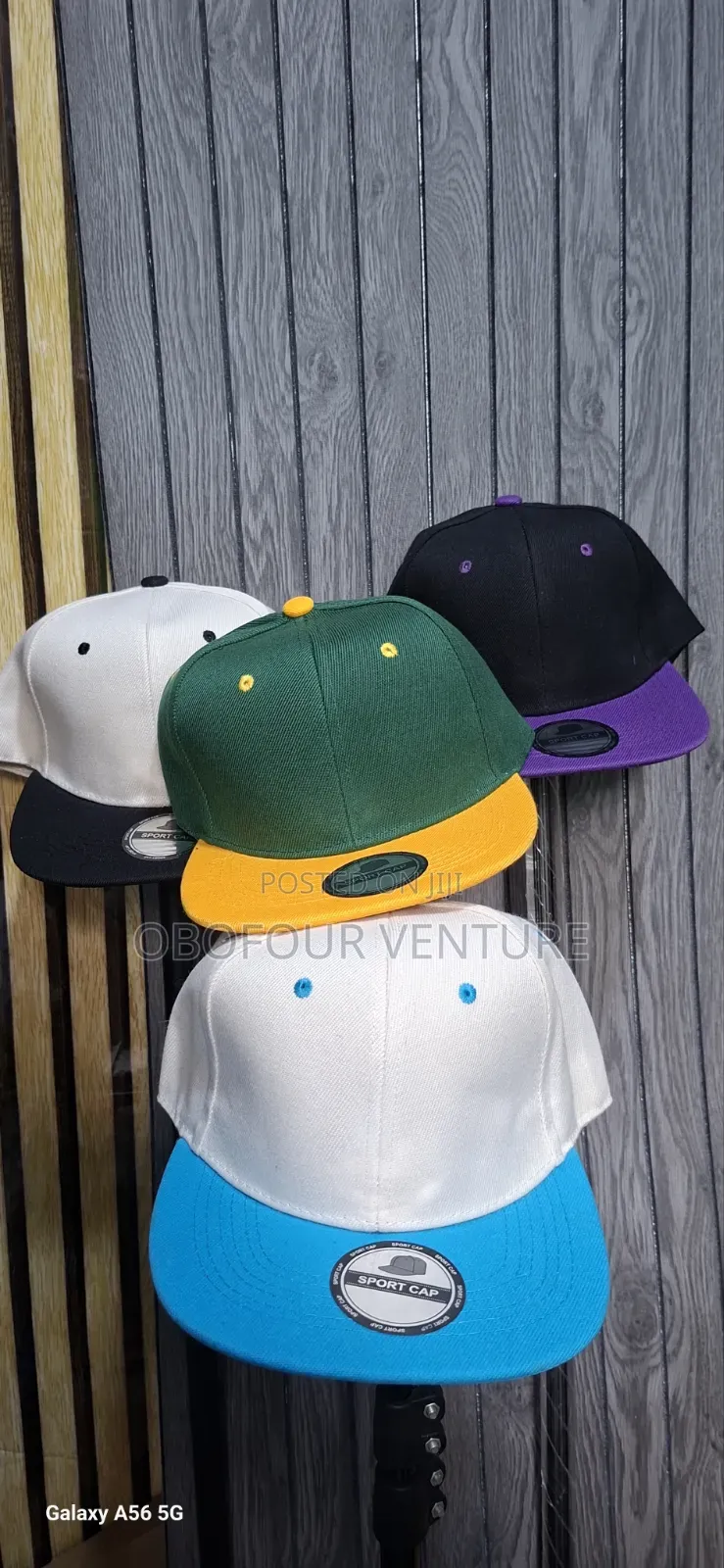 Two-Tone Snapback Cap, Adjustable