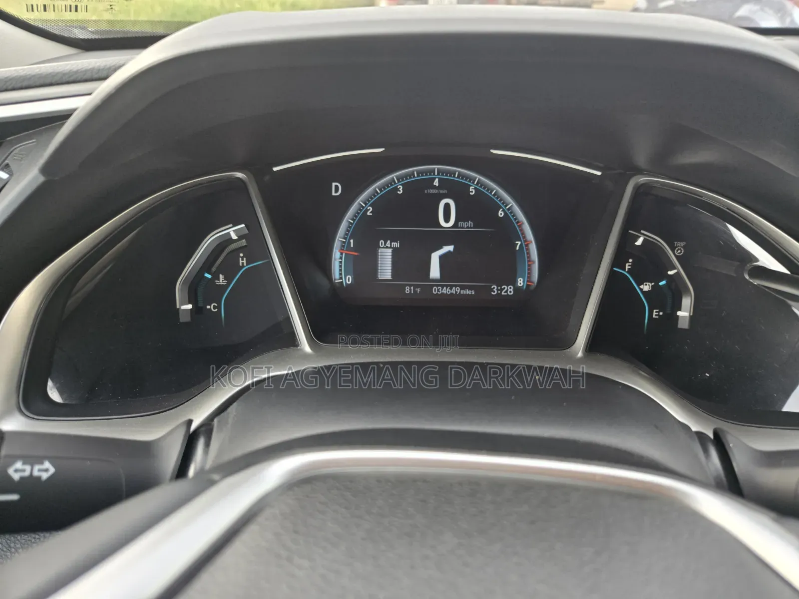 Honda Civic EX 2021 Black