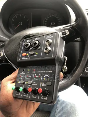 2 Channel Audio Interface, Mixer and Sound Card With Midi Cable