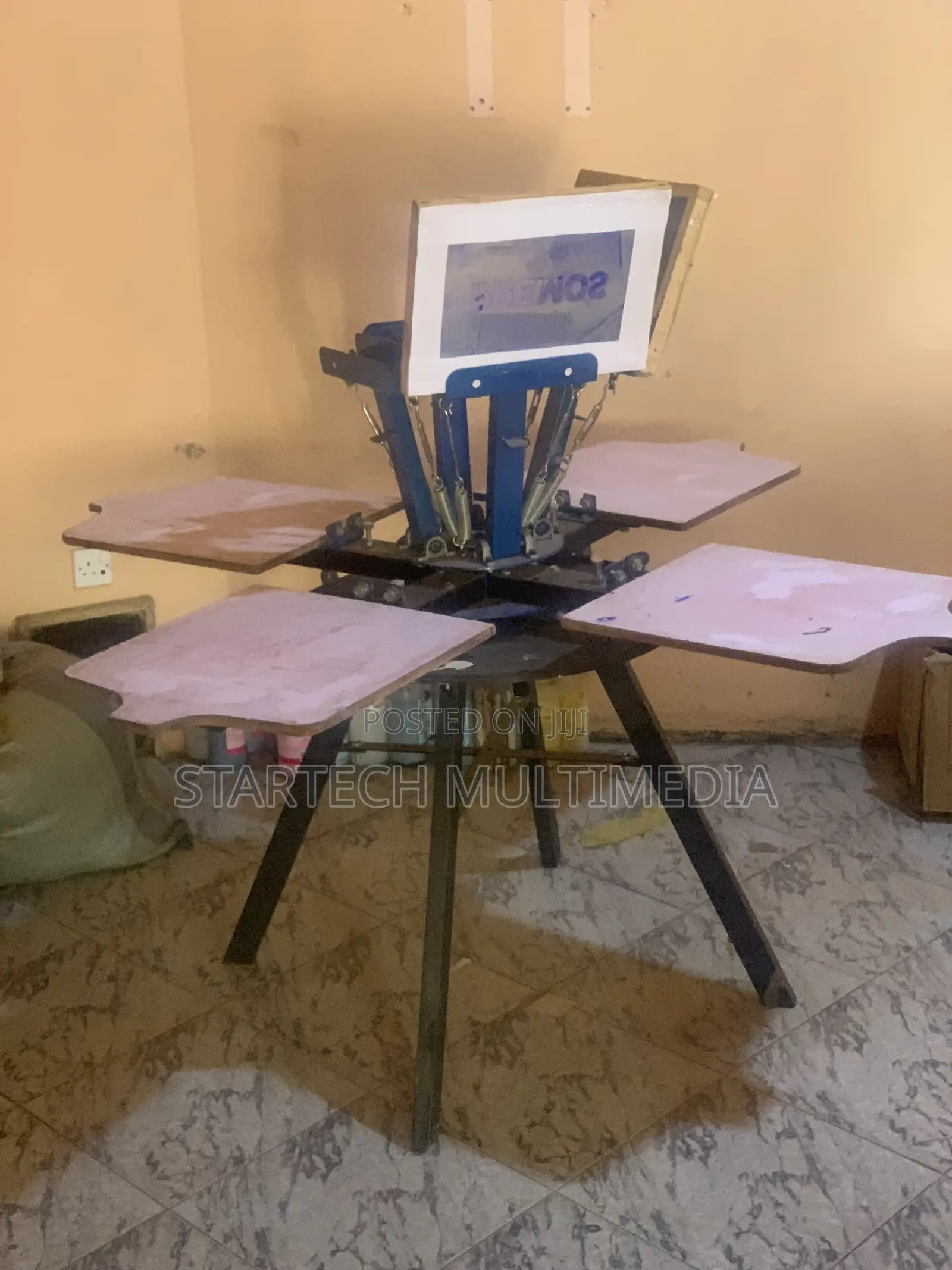 Four Station Screenprinting Machines