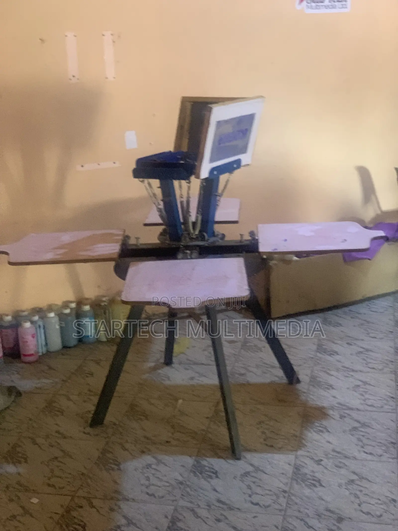 Four Station Screenprinting Machines