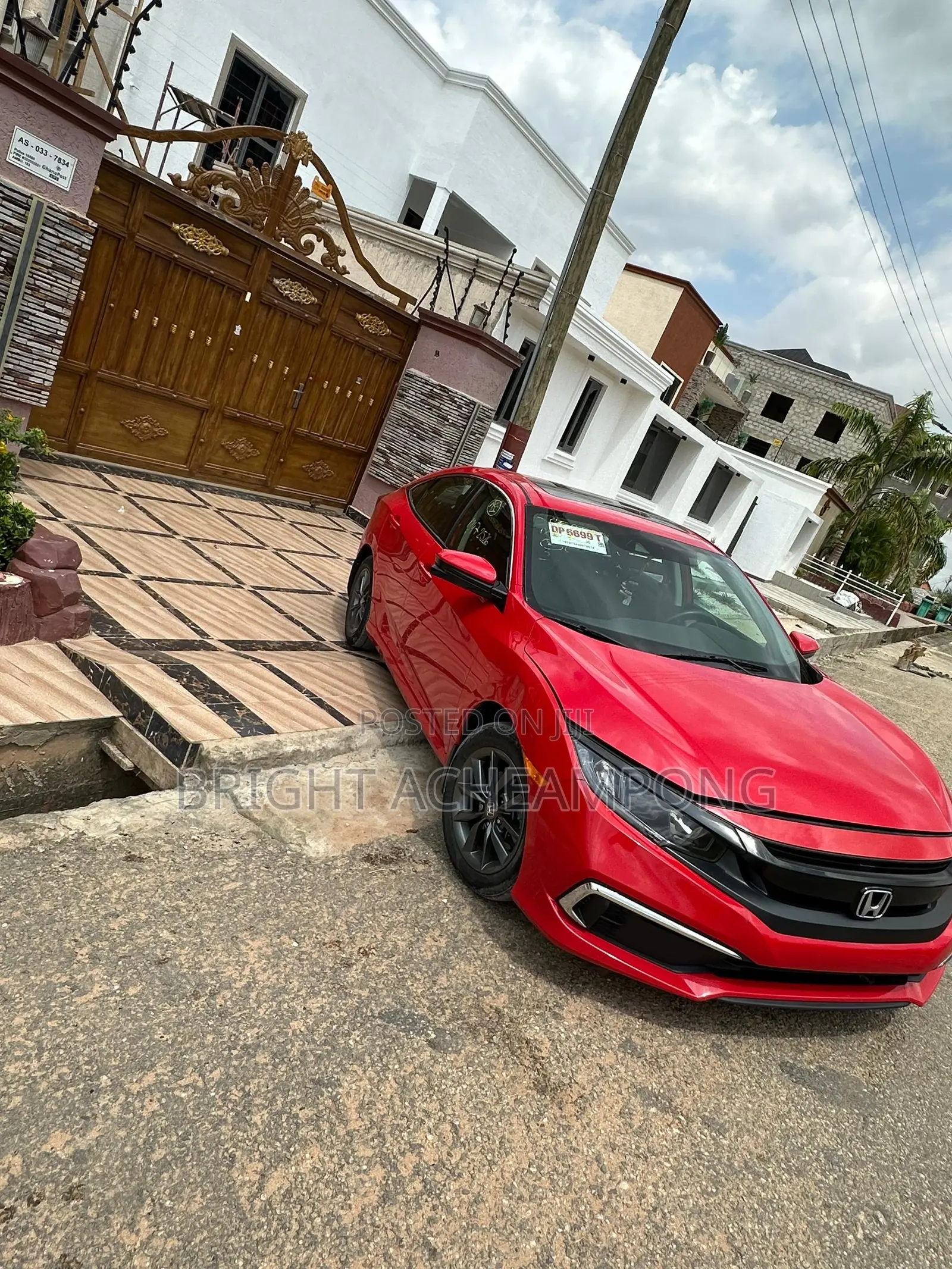 Honda Civic EX 2021 Red